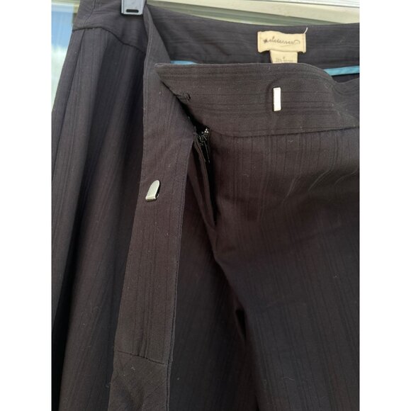 Elevenses Women's 30 inches waist / Size 2 Black High-Waisted Tie-Front Pants - Picture 5 of 10